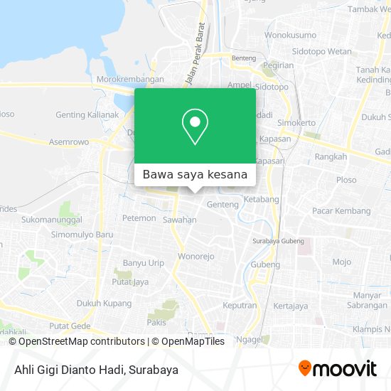Peta Ahli Gigi Dianto Hadi