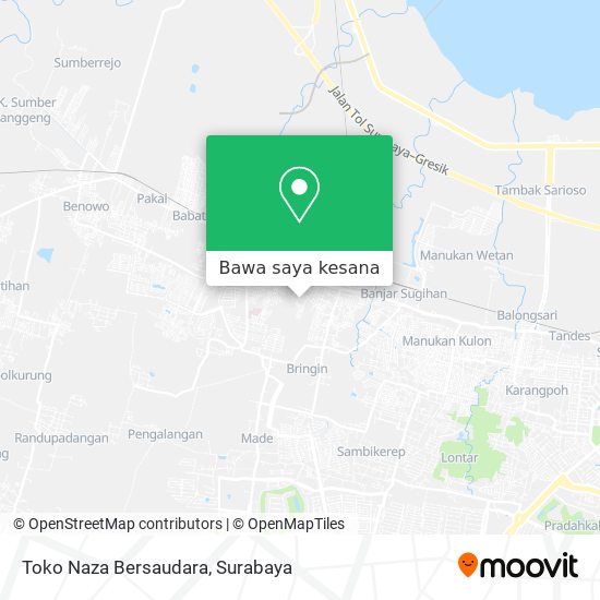 Peta Toko Naza Bersaudara