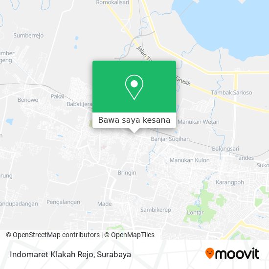 Peta Indomaret Klakah Rejo