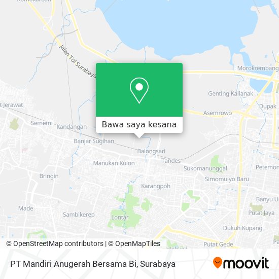 Peta PT Mandiri Anugerah Bersama Bi