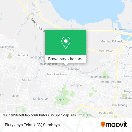 Peta Ekky Jaya Teknik CV