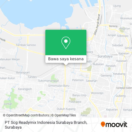 Peta PT Scg Readymix Indonesia Surabaya Branch
