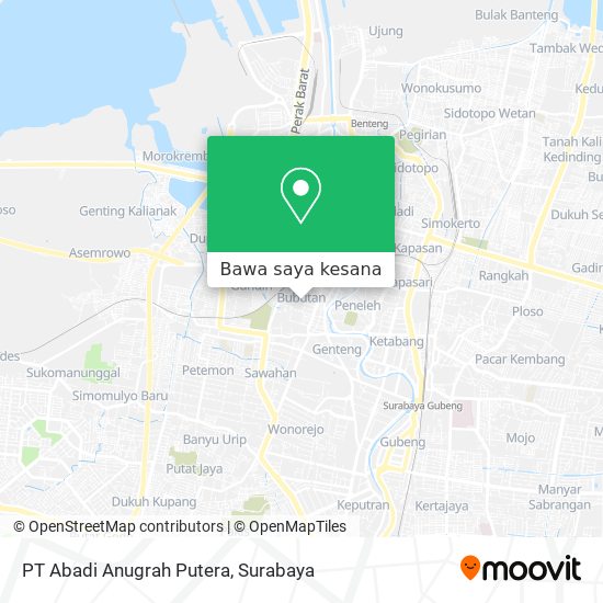 Peta PT Abadi Anugrah Putera