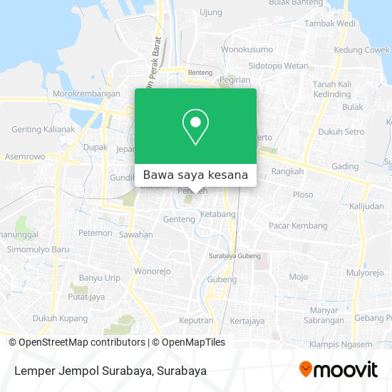 Peta Lemper Jempol Surabaya