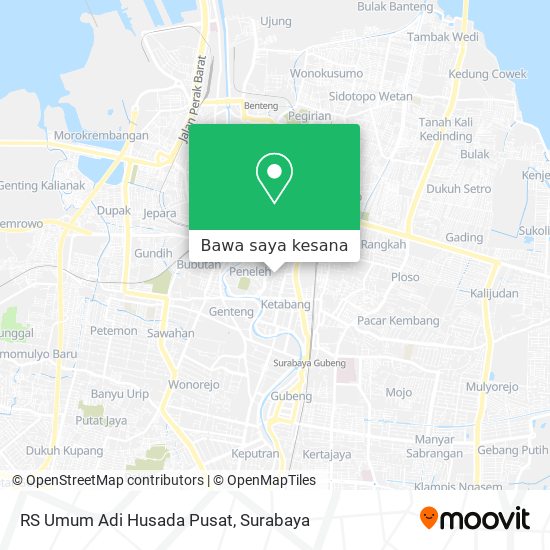 Peta RS Umum Adi Husada Pusat