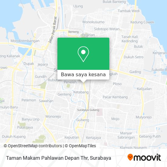 Peta Taman Makam Pahlawan Depan Thr