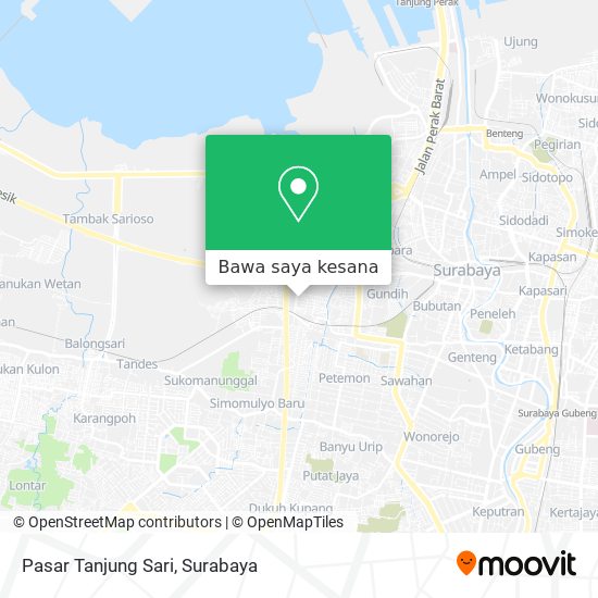 Peta Pasar Tanjung Sari