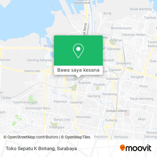 Peta Toko Sepatu K Bintang