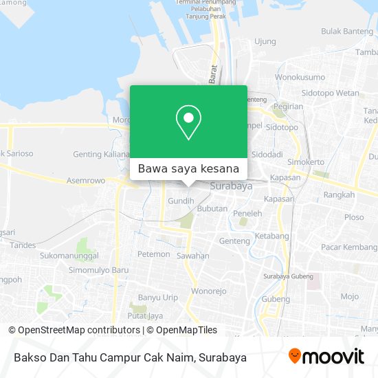 Peta Bakso Dan Tahu Campur Cak Naim