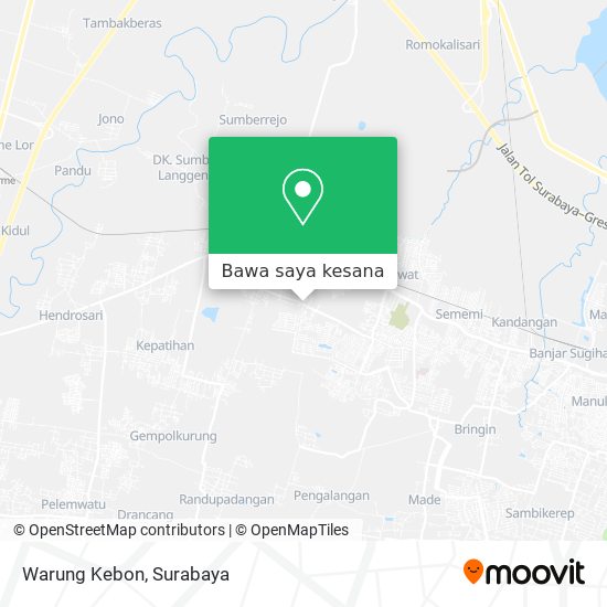 Peta Warung Kebon