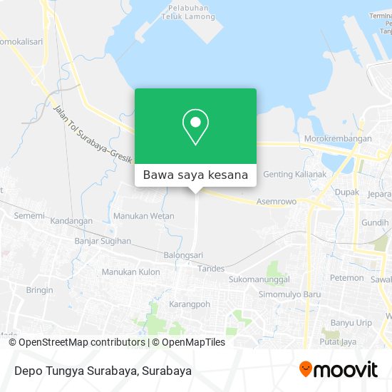 Peta Depo Tungya Surabaya