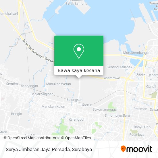 Peta Surya Jimbaran Jaya Persada