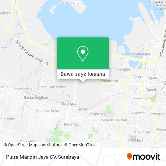 Peta Putra Mandiri Jaya CV
