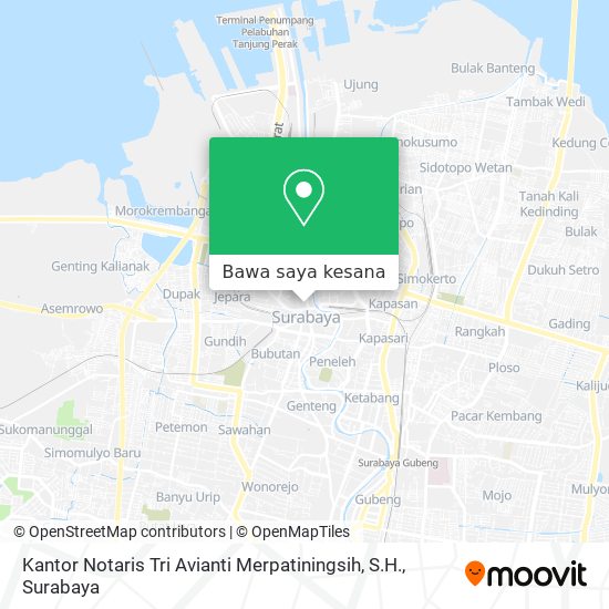 Peta Kantor Notaris Tri Avianti Merpatiningsih, S.H.