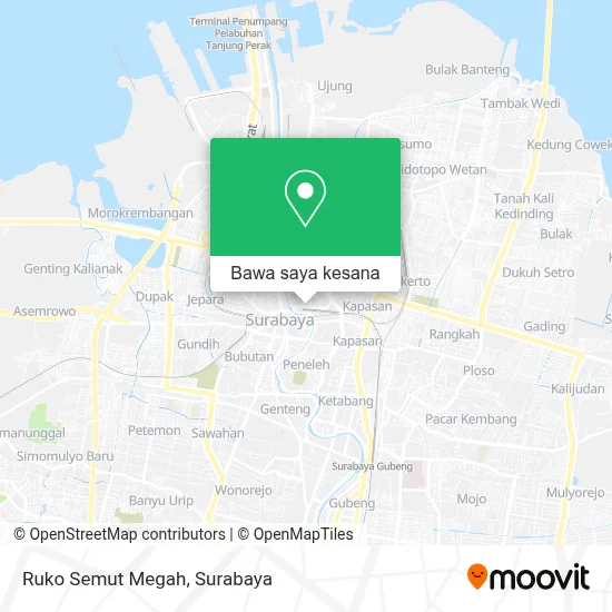 Peta Ruko Semut Megah