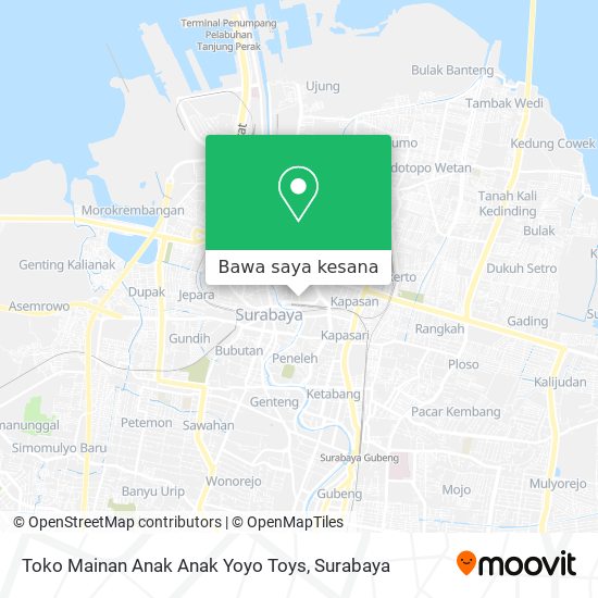 Peta Toko Mainan Anak Anak Yoyo Toys