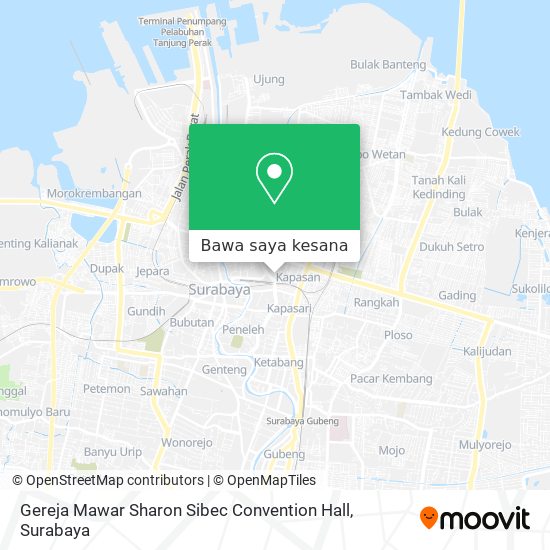 Peta Gereja Mawar Sharon Sibec Convention Hall