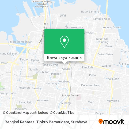 Peta Bengkel Reparasi Tjokro Bersaudara