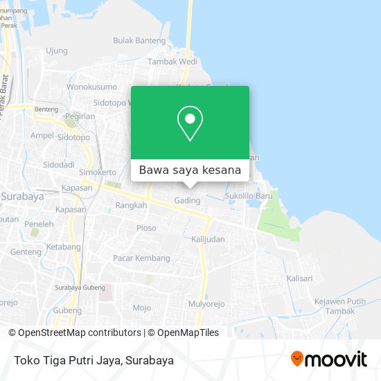 Peta Toko Tiga Putri Jaya