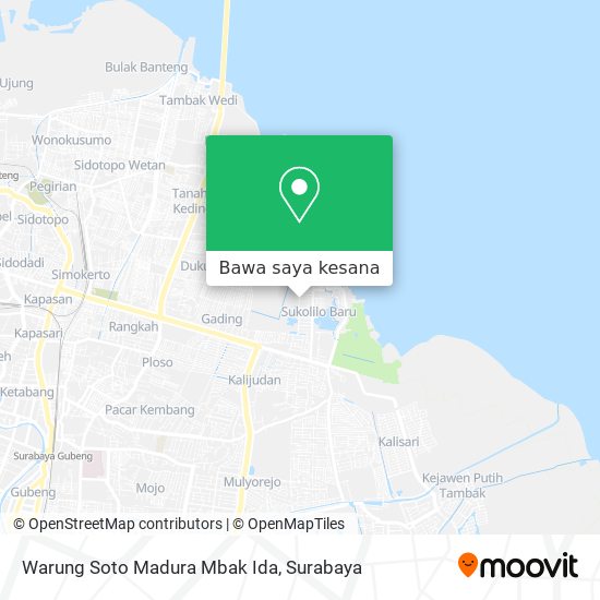 Peta Warung Soto Madura Mbak Ida