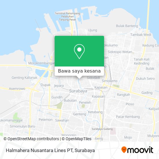 Peta Halmahera Nusantara Lines PT