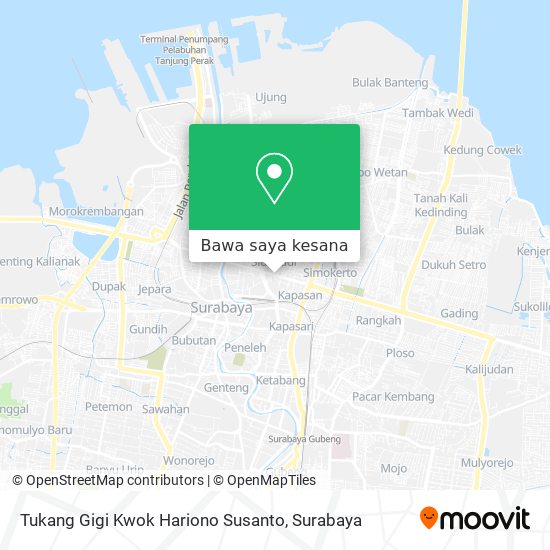 Peta Tukang Gigi Kwok Hariono Susanto