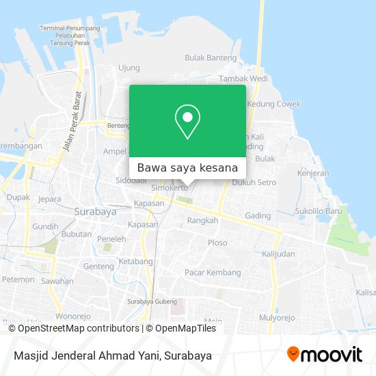 Peta Masjid Jenderal Ahmad Yani