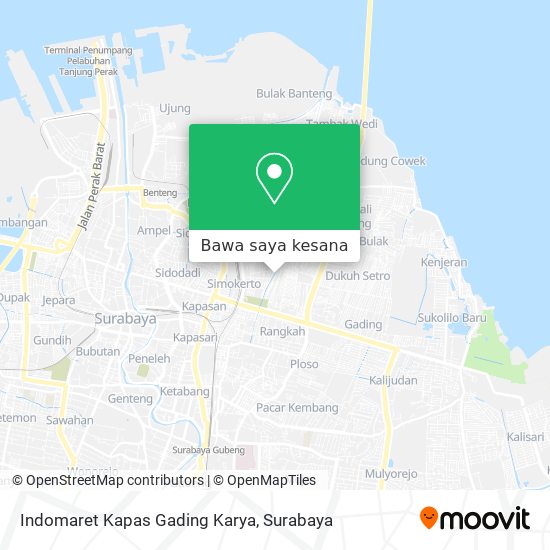 Peta Indomaret Kapas Gading Karya