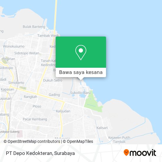 Peta PT Depo Kedokteran