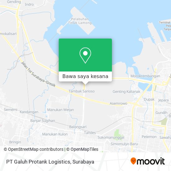 Peta PT Galuh Protank Logistics