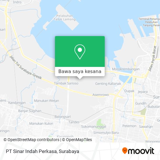 Peta PT Sinar Indah Perkasa