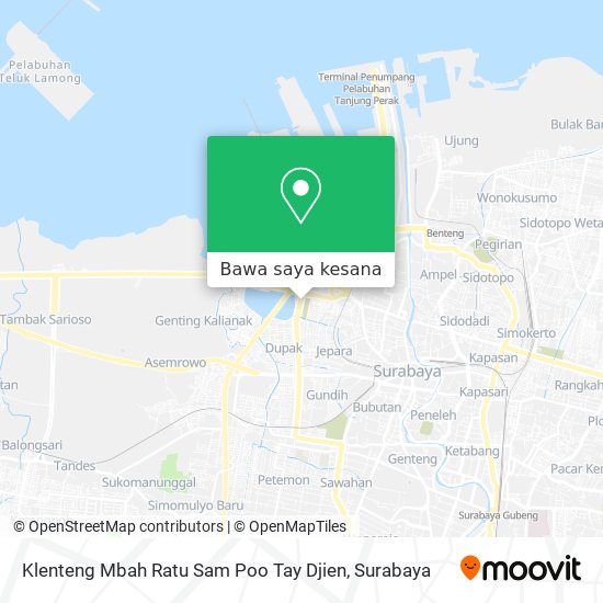 Peta Klenteng Mbah Ratu Sam Poo Tay Djien