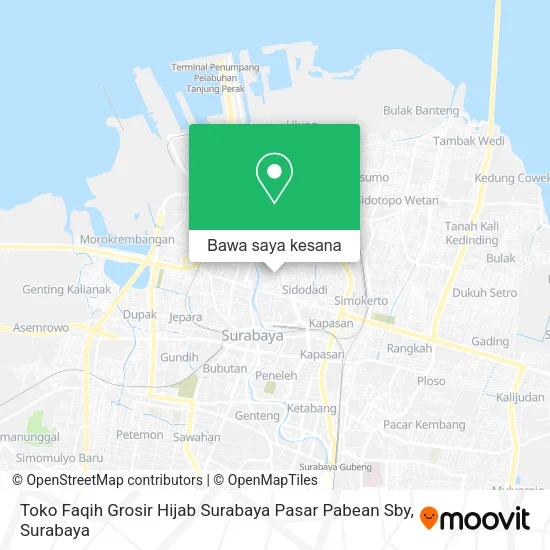Peta Toko Faqih Grosir Hijab Surabaya Pasar Pabean Sby