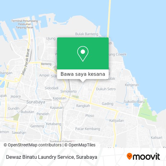 Peta Dewaz Binatu Laundry Service