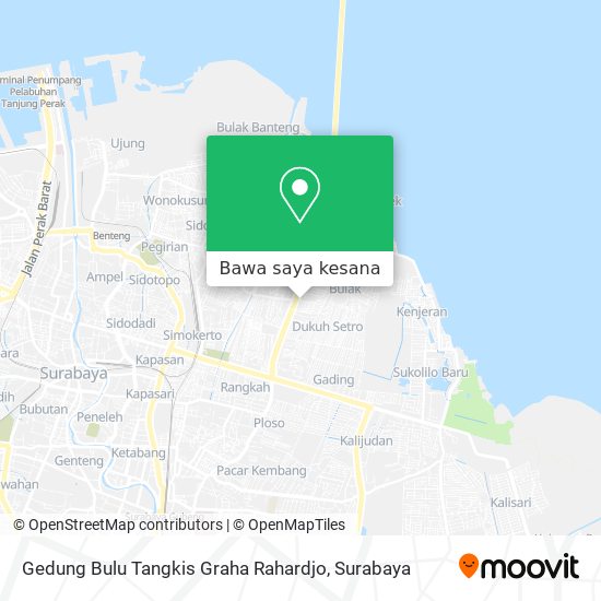 Peta Gedung Bulu Tangkis Graha Rahardjo