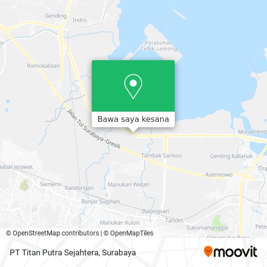 Peta PT Titan Putra Sejahtera