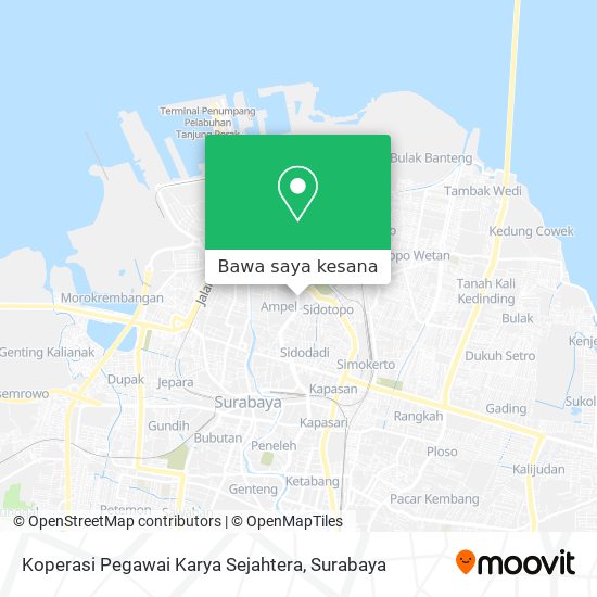 Peta Koperasi Pegawai Karya Sejahtera