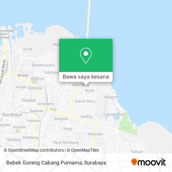 Peta Bebek Goreng Cabang Purnama