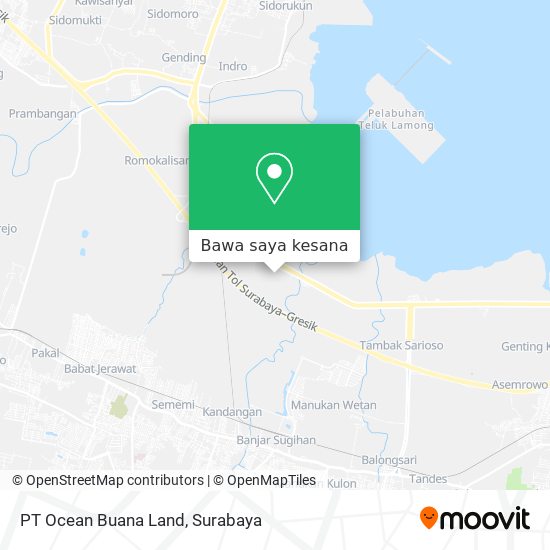 Peta PT Ocean Buana Land