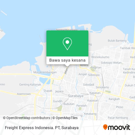 Peta Freight Express Indonesia. PT