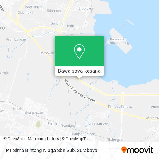 Peta PT Sima Bintang Niaga Sbn Sub