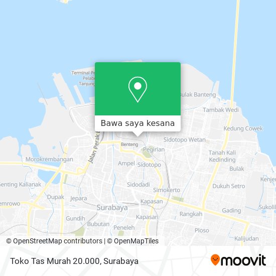 Peta Toko Tas Murah 20.000