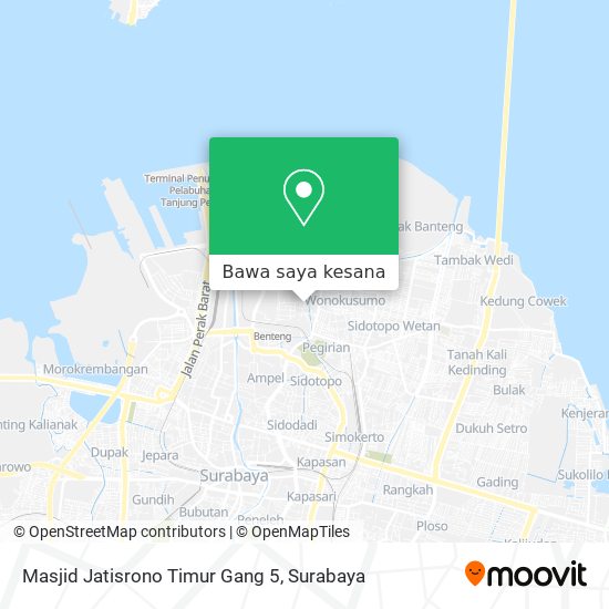 Peta Masjid Jatisrono Timur Gang 5