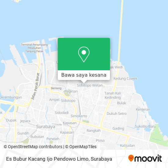 Peta Es Bubur Kacang Ijo Pendowo Limo