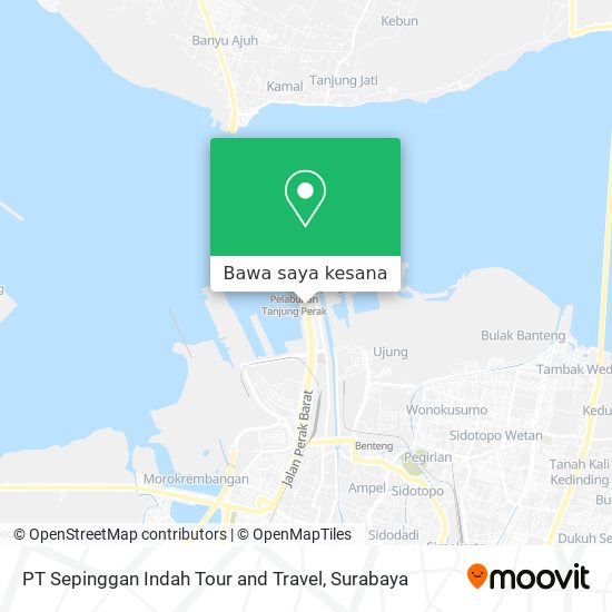 Peta PT Sepinggan Indah Tour and Travel