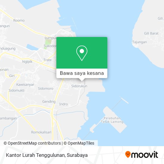Peta Kantor Lurah Tenggulunan