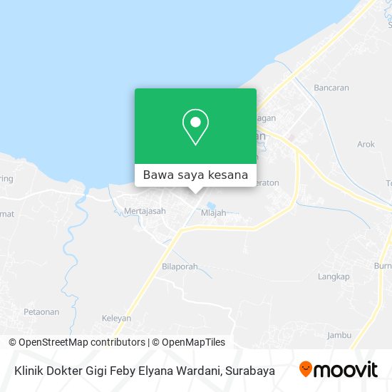 Peta Klinik Dokter Gigi Feby Elyana Wardani
