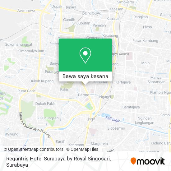 Peta Regantris Hotel Surabaya by Royal Singosari