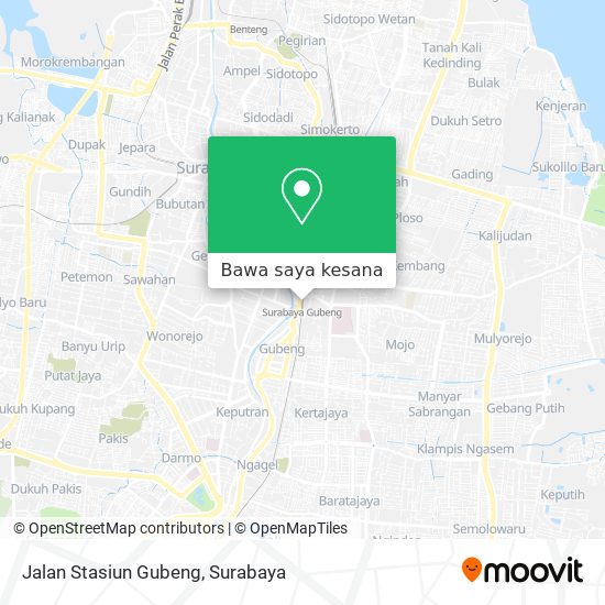 Peta Jalan Stasiun Gubeng