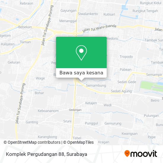 Peta Komplek Pergudangan 88